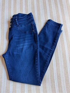 ANGELS Dark Indigo High-Rise Skinny Jeans SZ 10